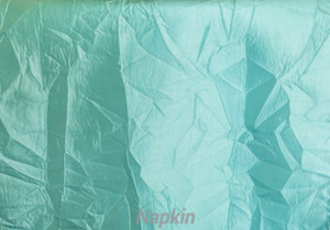 Rental Table Napkin Crushed Taffeta - Tiffany Blue - Aqua