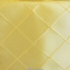 Rental Table Napkin Pintuck Taffeta - Canary Yellow