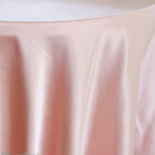 Rental Table Overlay Satin Square - Rose