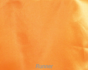 Rental Table Runners Satin - Tangerine