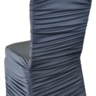 Rouge Spandex Chair Covers - Pewter